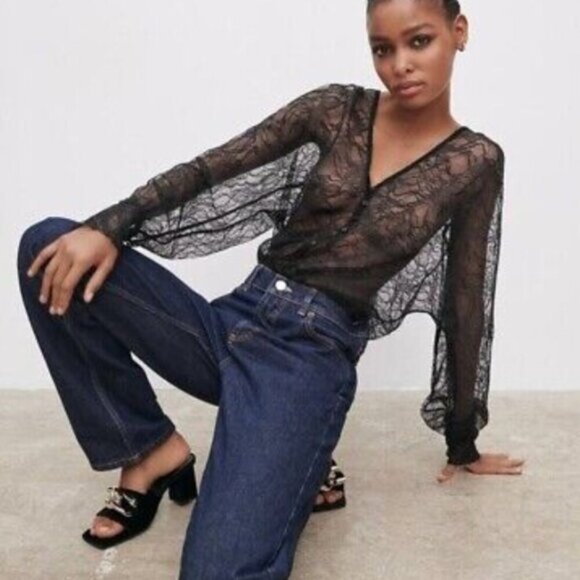Zara Tops - NWT Zara Lace Bodysuit